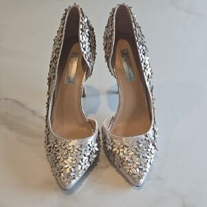 INC International Concepts Champagne Stiletto Heels